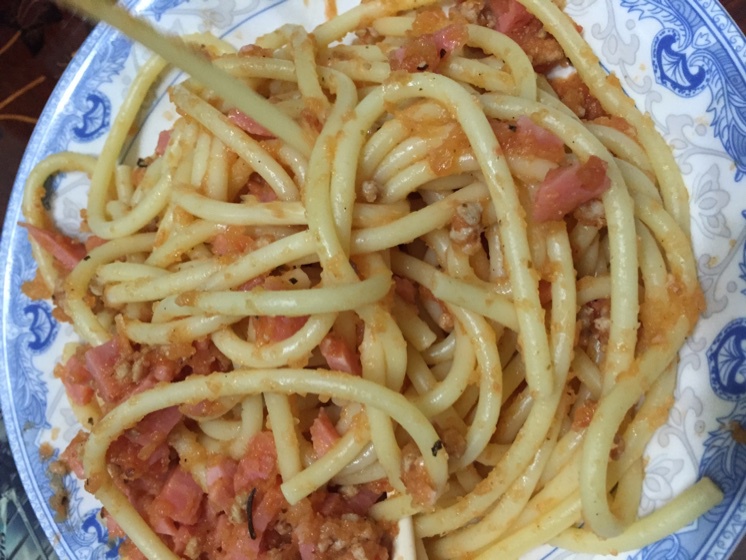 番茄肉酱意大利面