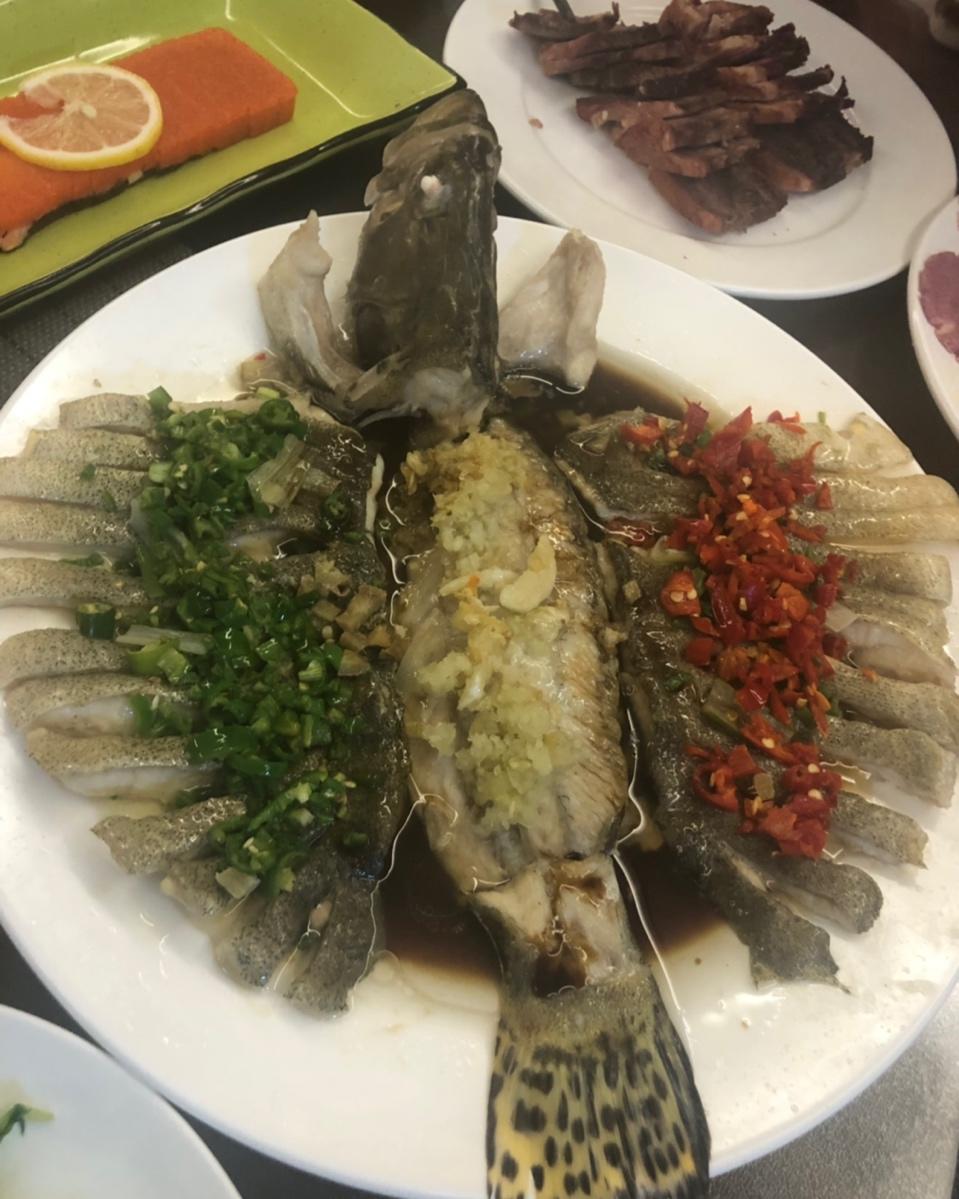 孔雀开屏清蒸鱼