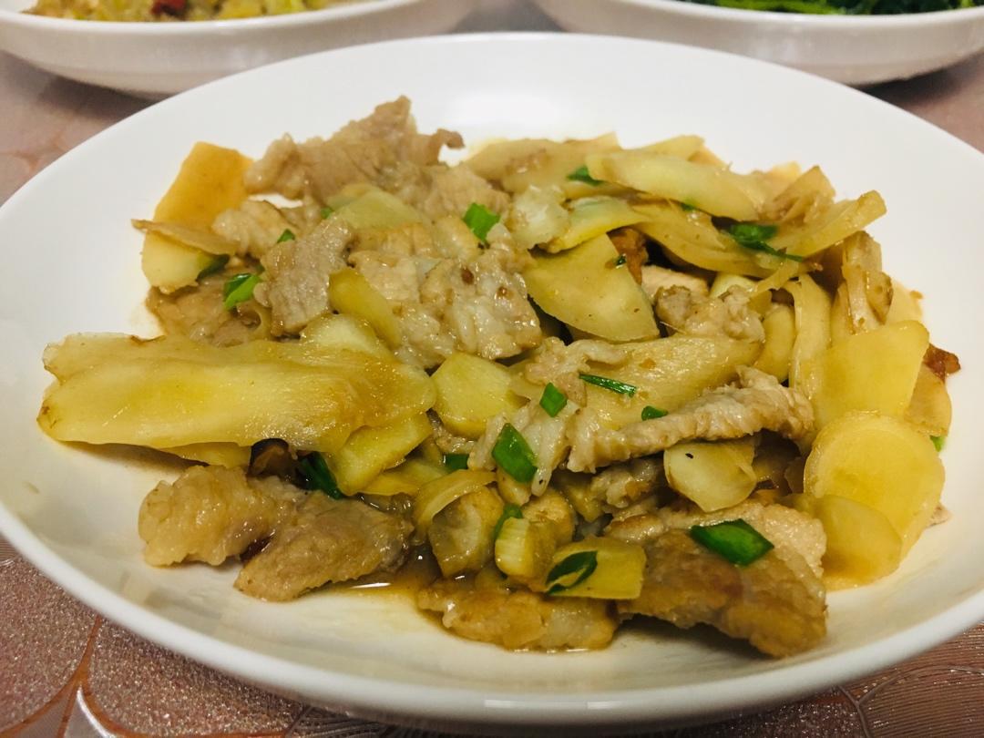 嫩姜炒肉
