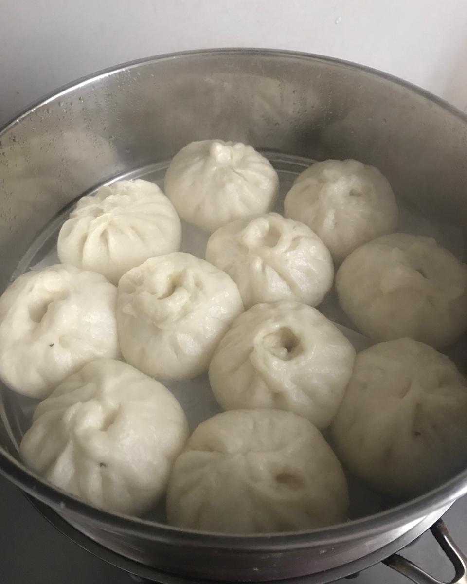胡萝卜木耳鸡蛋素包子