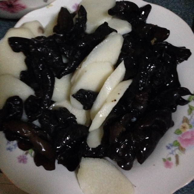 清炒山药木耳