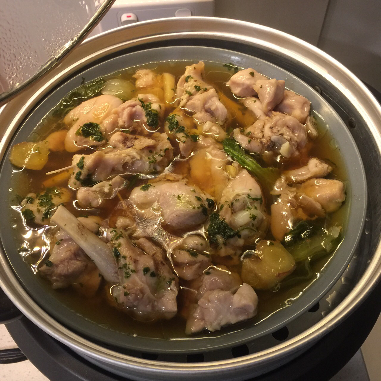 清蒸鸡肉