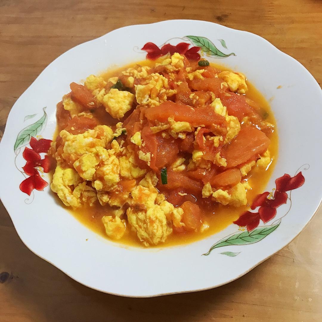 卓然1997做的西红柿炒鸡蛋