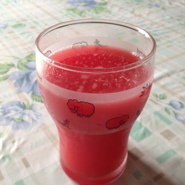 柠檬茶灿灿做的西瓜汁