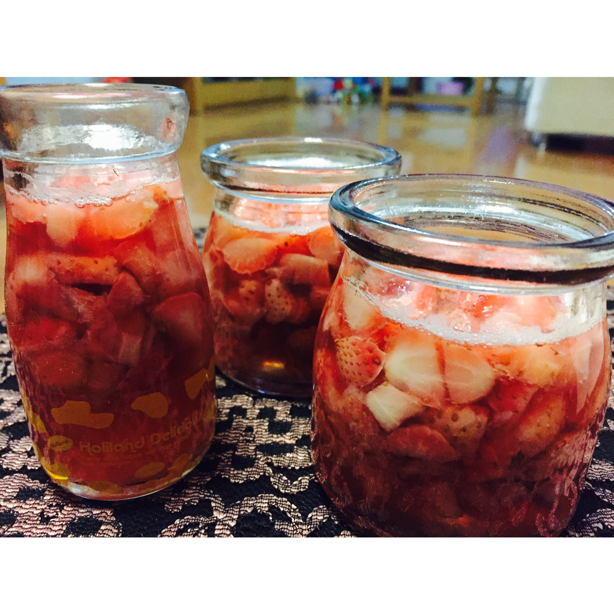 媛小仙做的草莓果冻