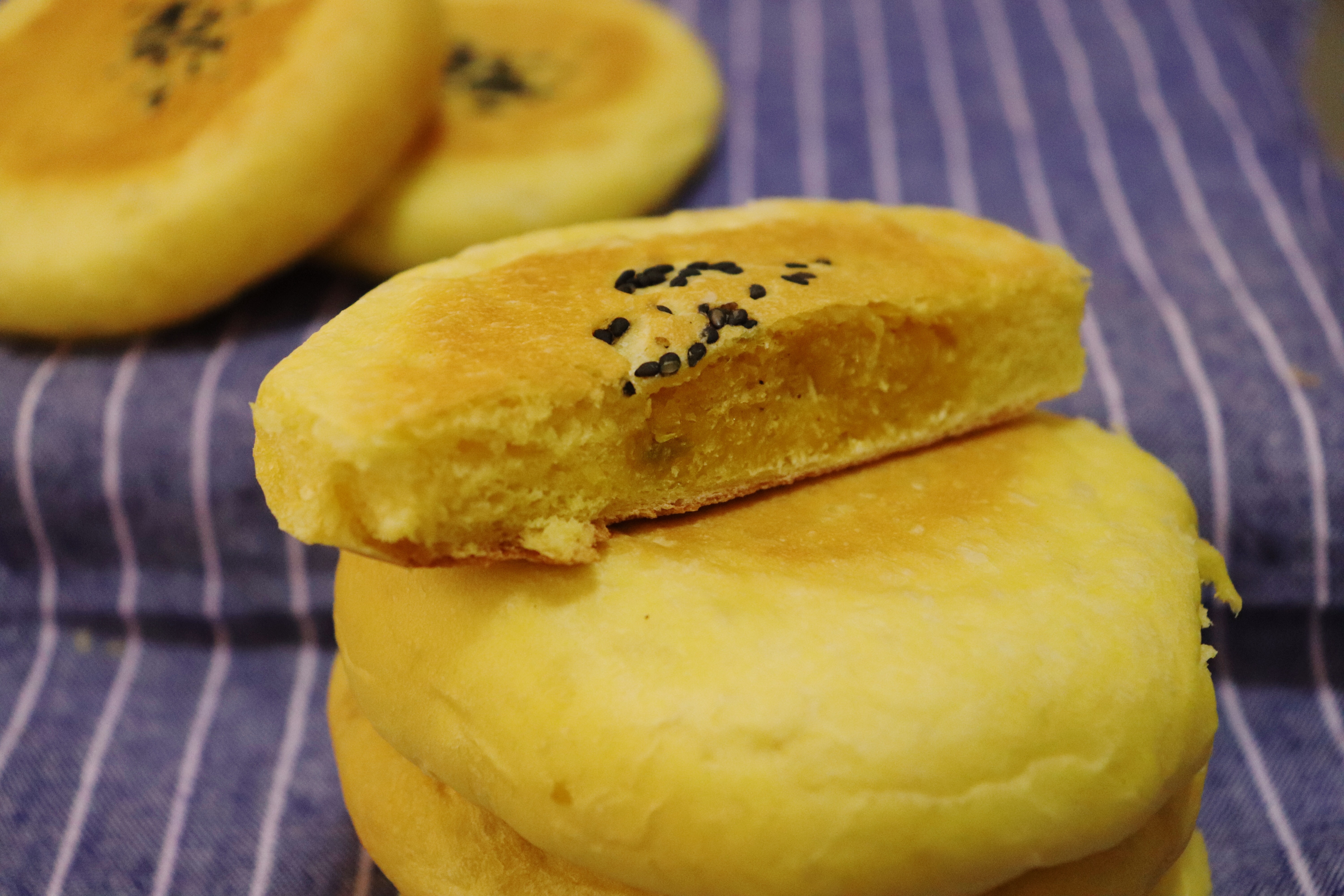 日式双重椰香南瓜面包的做法