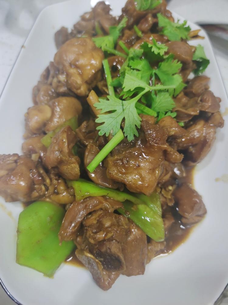 简易版椒麻炒鸡的做法
