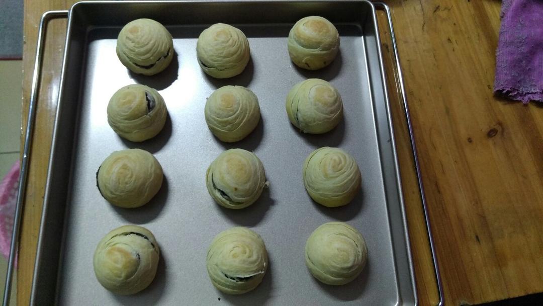 彩虹红豆酥