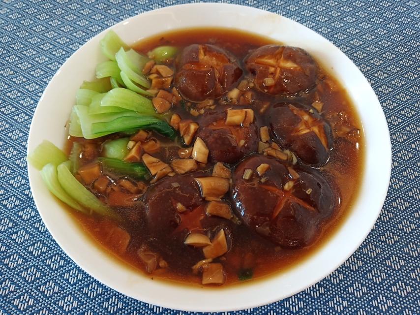 蚝油香菇小油菜