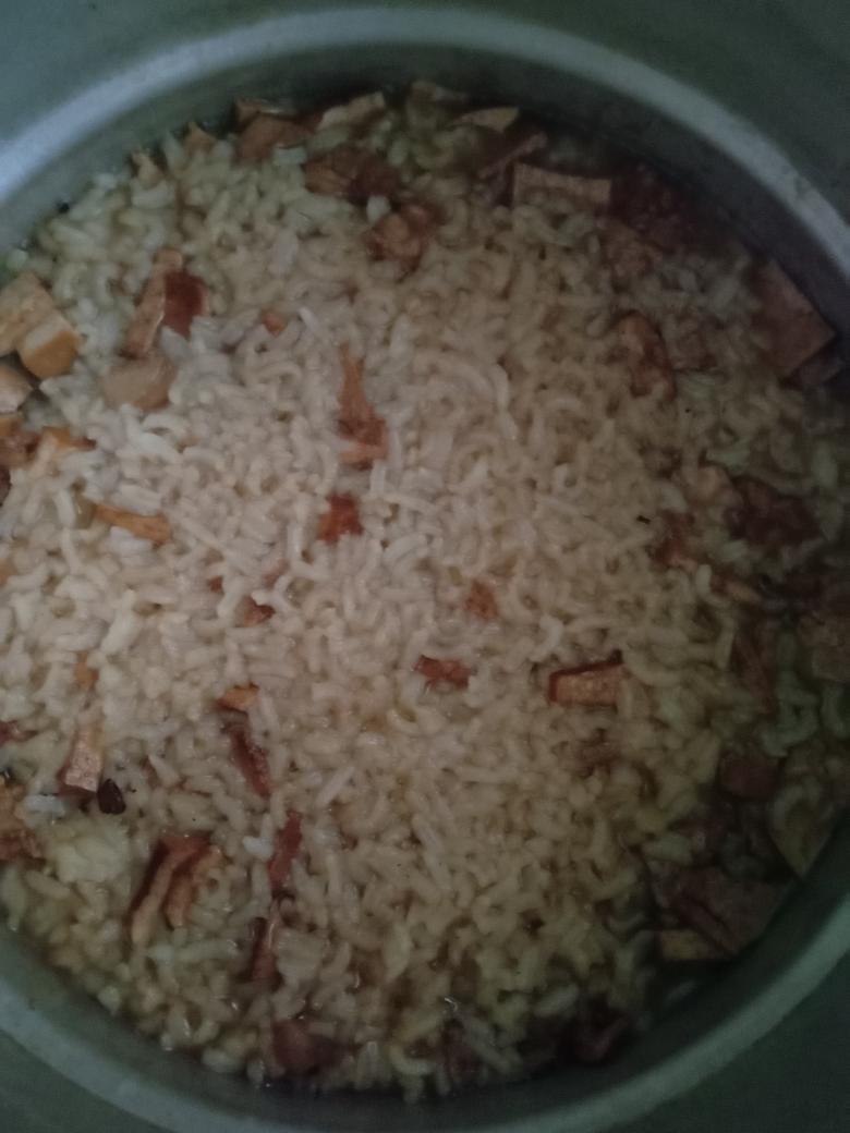 不会碎的豆腐焖饭