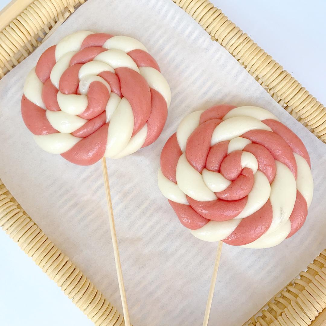 jiayishen做的棒棒糖馒头