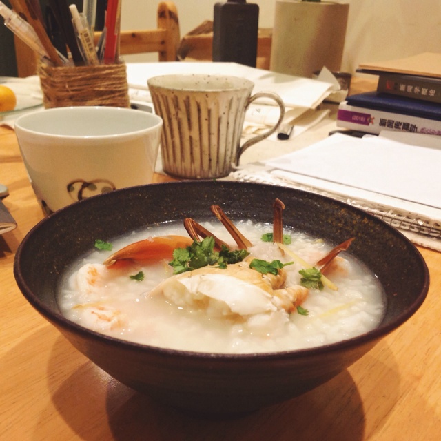 潮汕虾蟹砂锅粥
