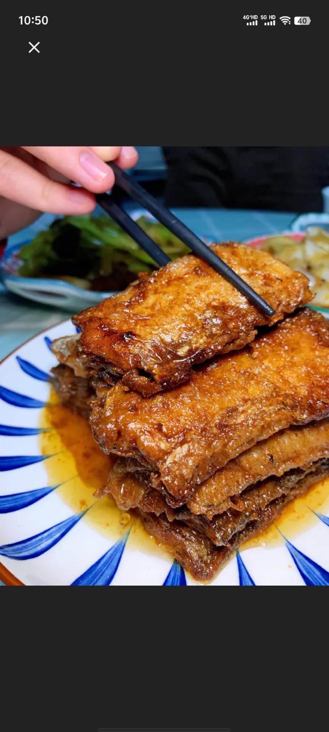 家常家的糖醋炖带鱼