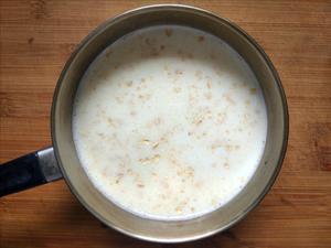 南瓜（地瓜）牛奶燕麦粥的做法 步骤3