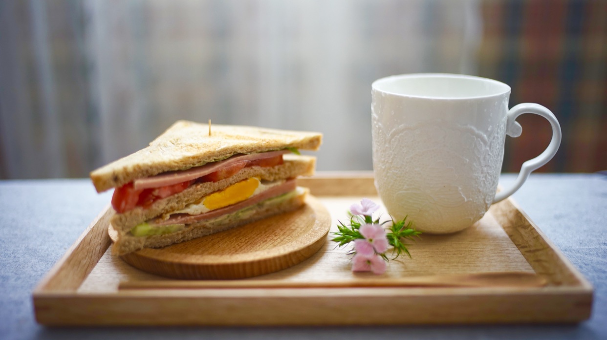 火腿煎蛋三文治