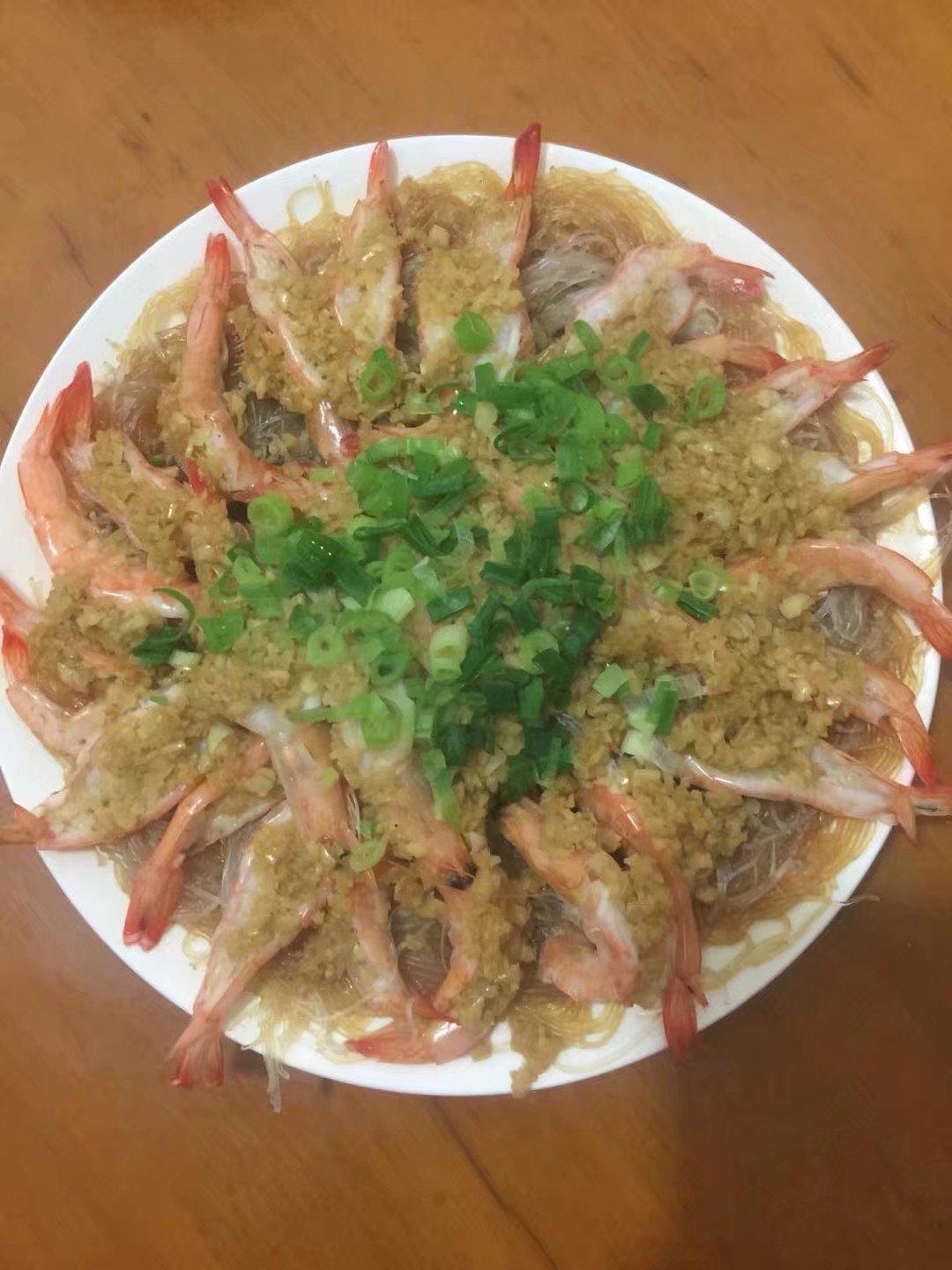 蒜蓉粉丝蒸虾