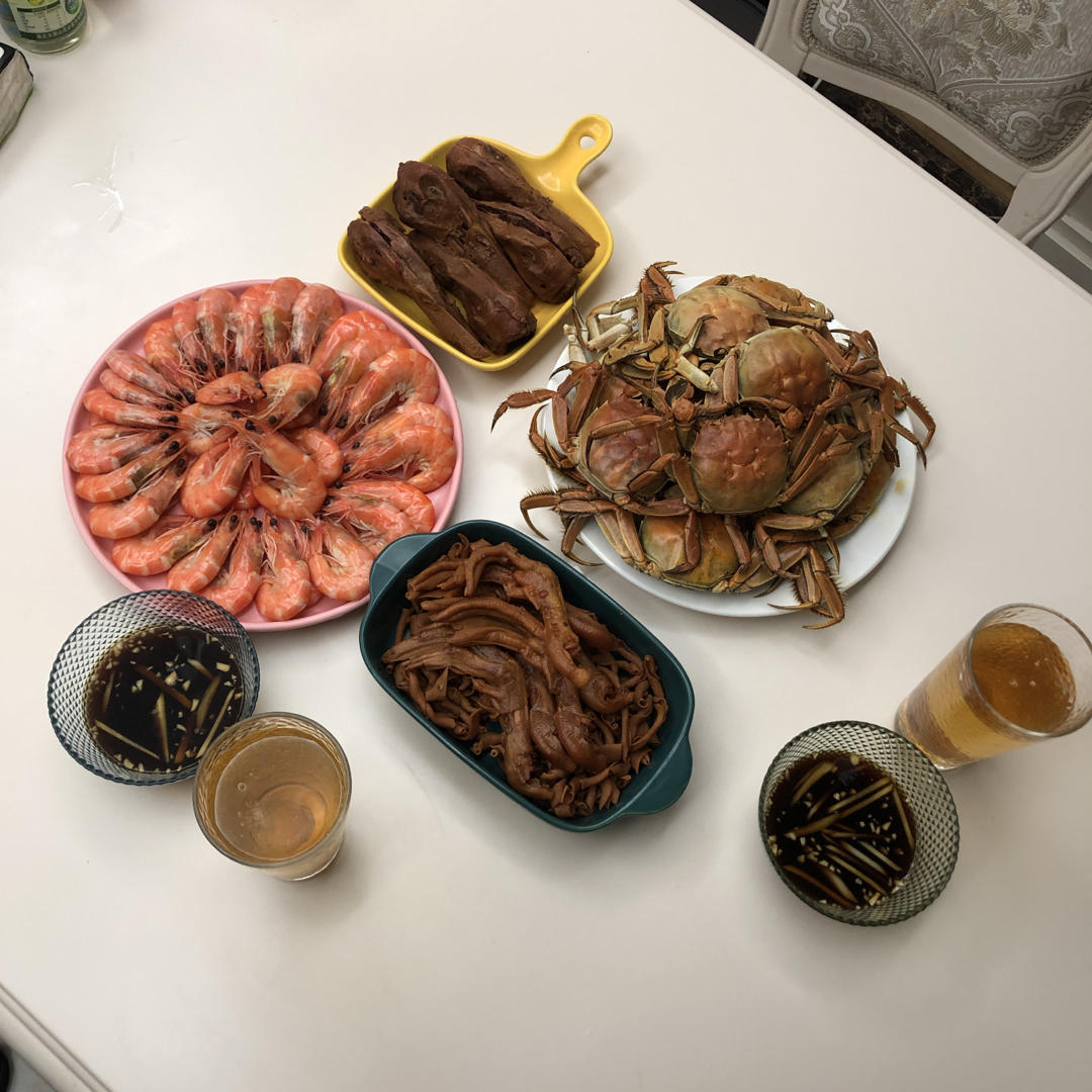 白灼基围虾/随心蘸料