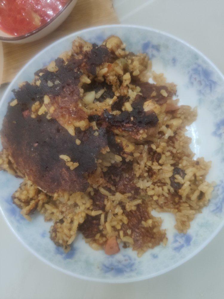 喷香排骨焖饭（爆好吃）