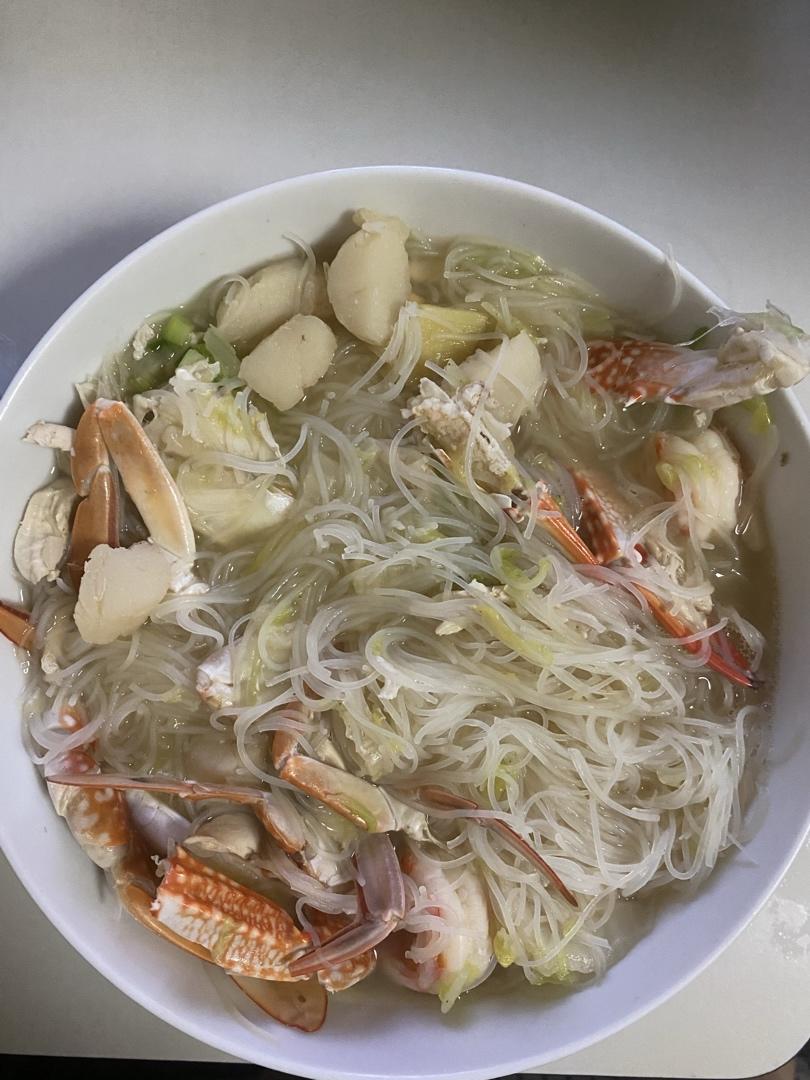 konoha-1做的海鲜米粉汤