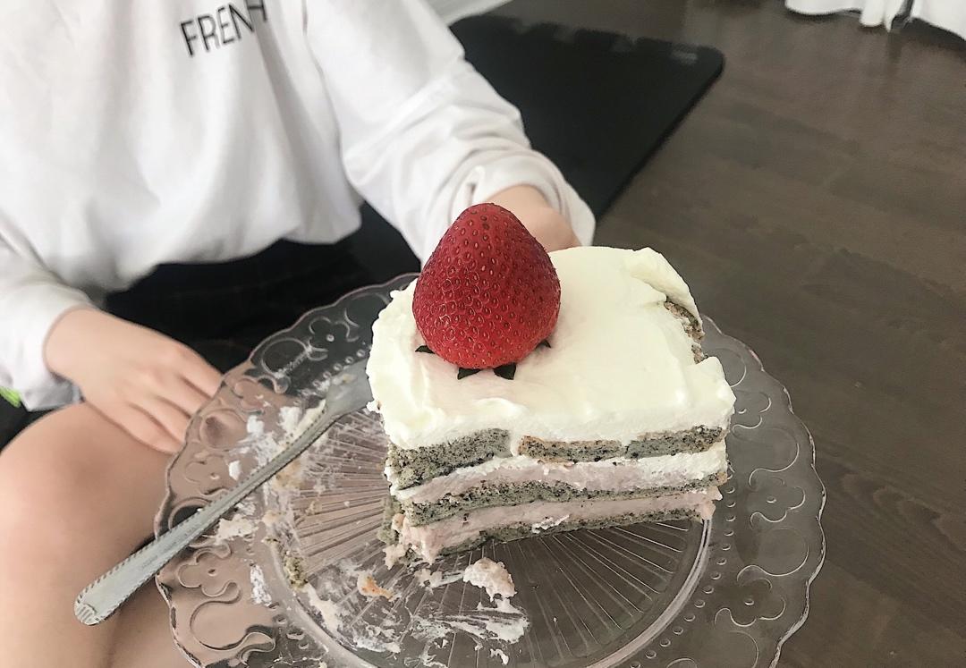 厚芋泥奶油蛋糕