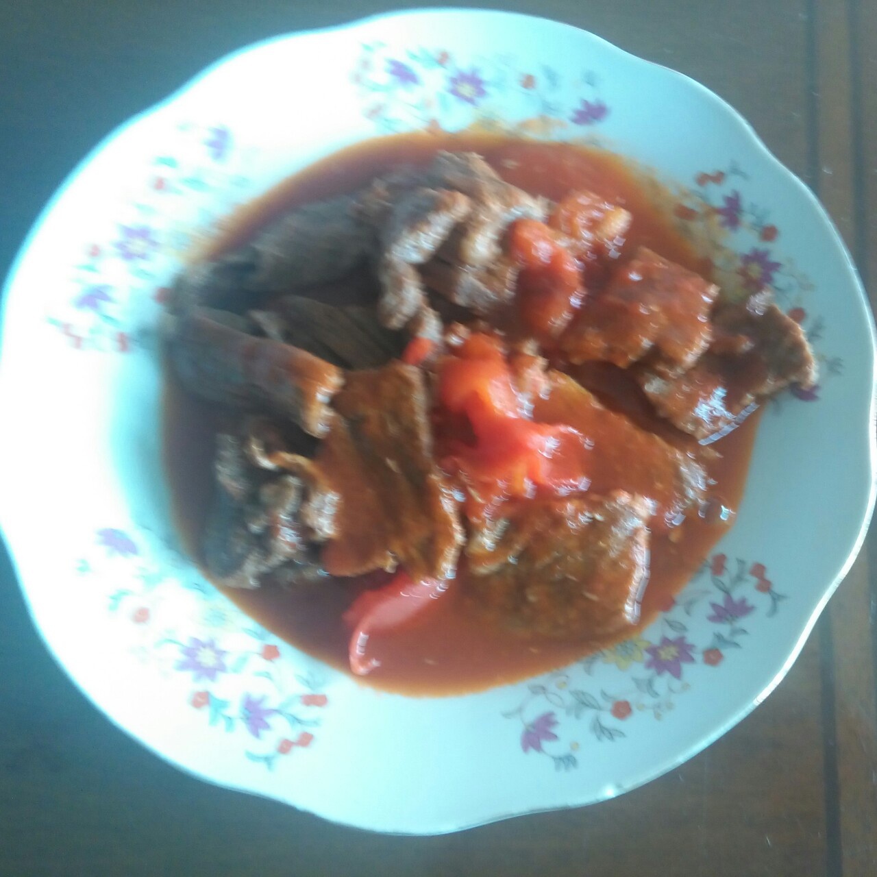 番茄炖牛肉
