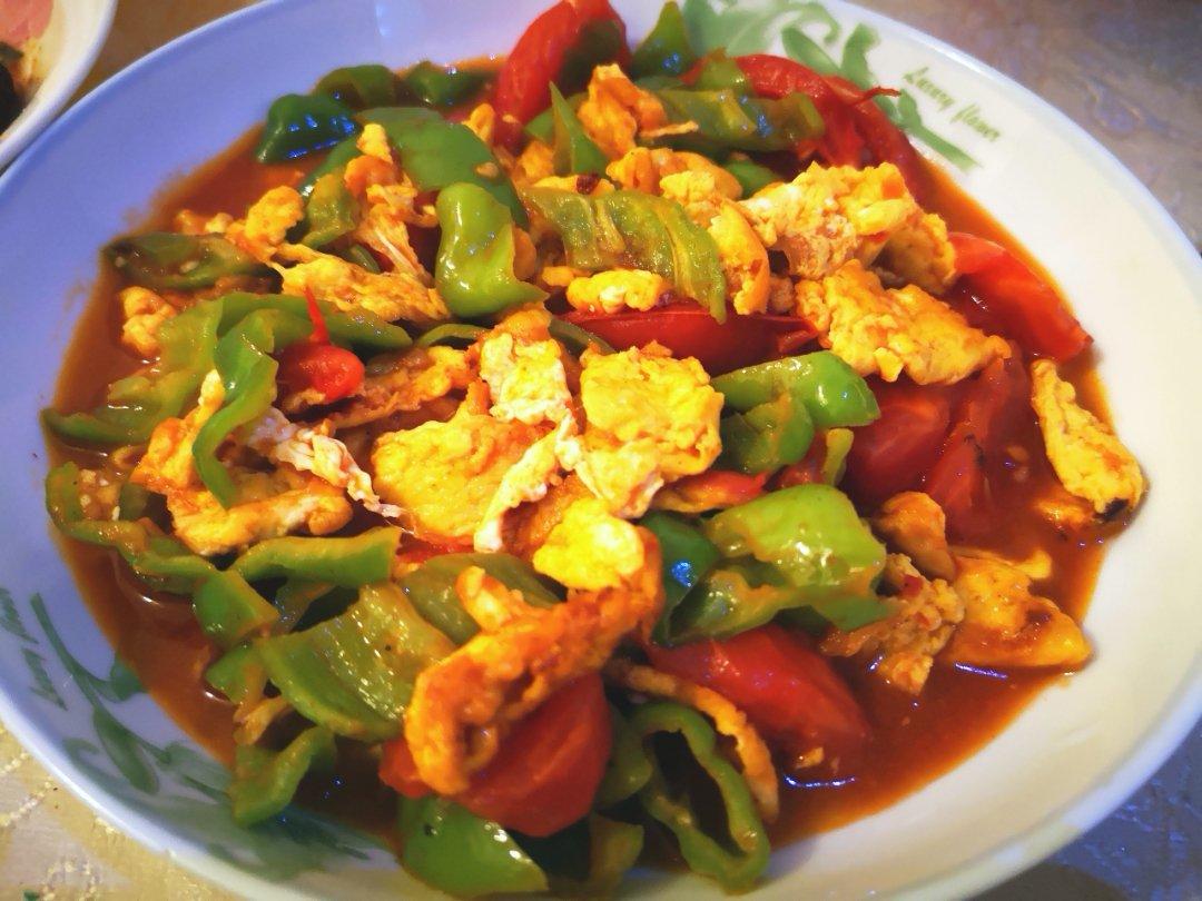 金喜多做的西辣蛋●西红柿辣子炒鸡蛋