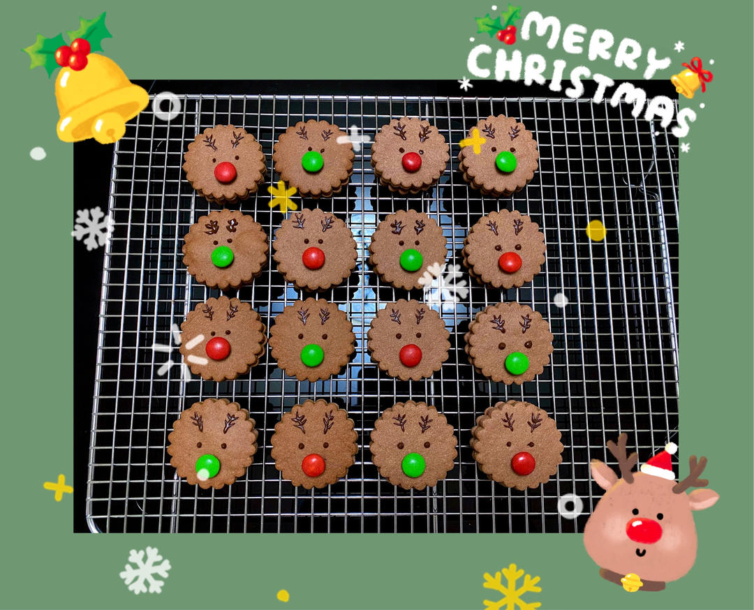 麋鹿巧克力乳酪夹心饼干 x 博世打蛋器