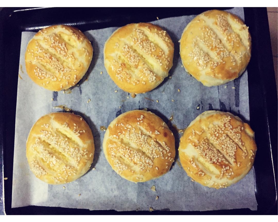 简易老婆饼的制作方法（椰蓉奶黄馅）