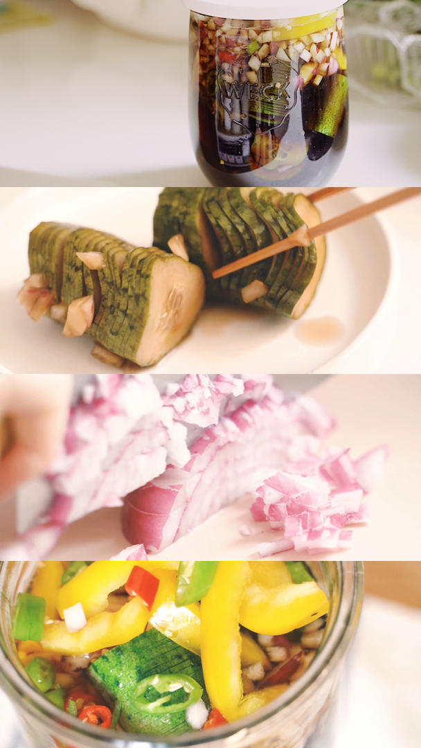 你没有试过的腌制「风琴黄瓜」摆出高级感