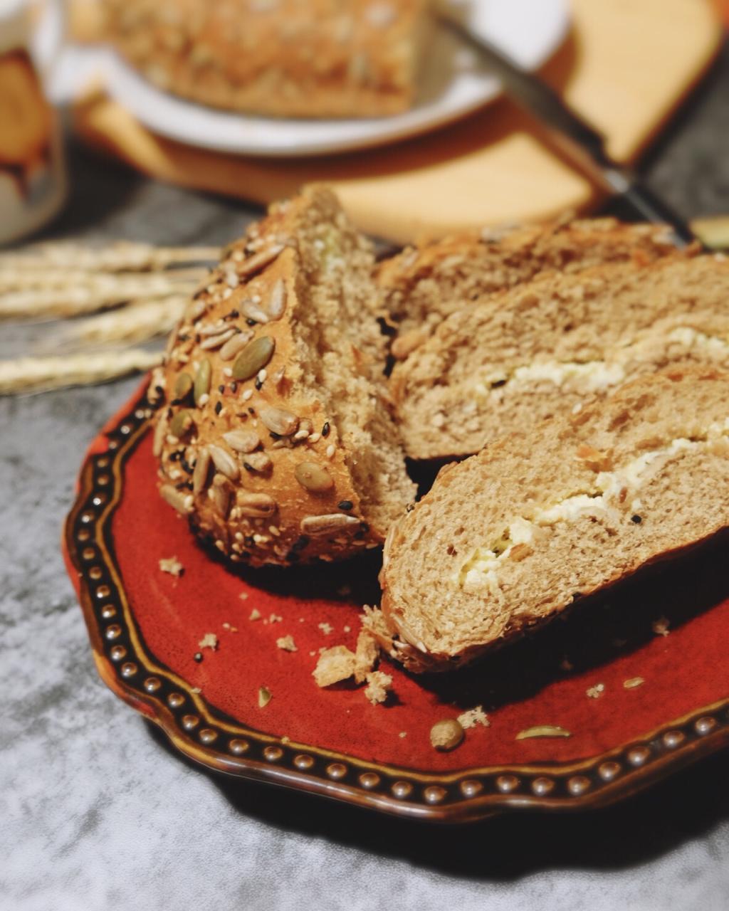 温暖馥郁杂粮苏打面包丨健康·烘焙