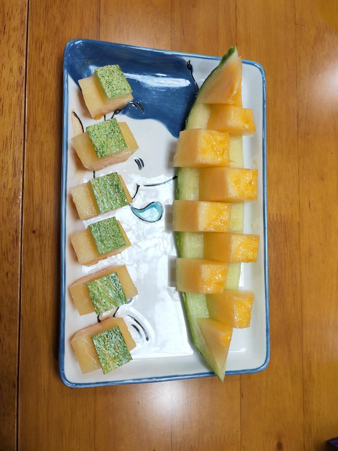 哈密瓜🍈花式切法