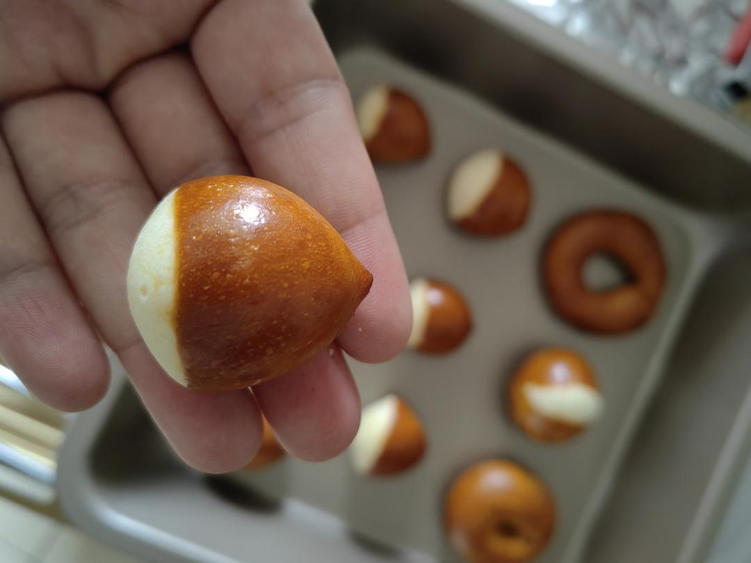 🌰碱水板栗面包 | 省事版 适合28烤盘的量