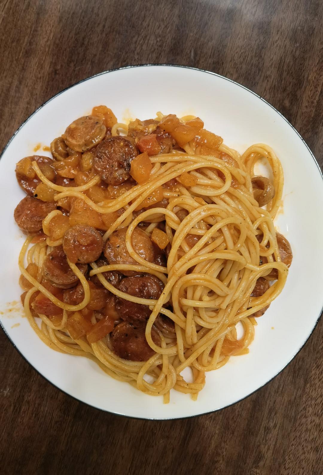 自从学会了这个意面，外面瞬间不香了～