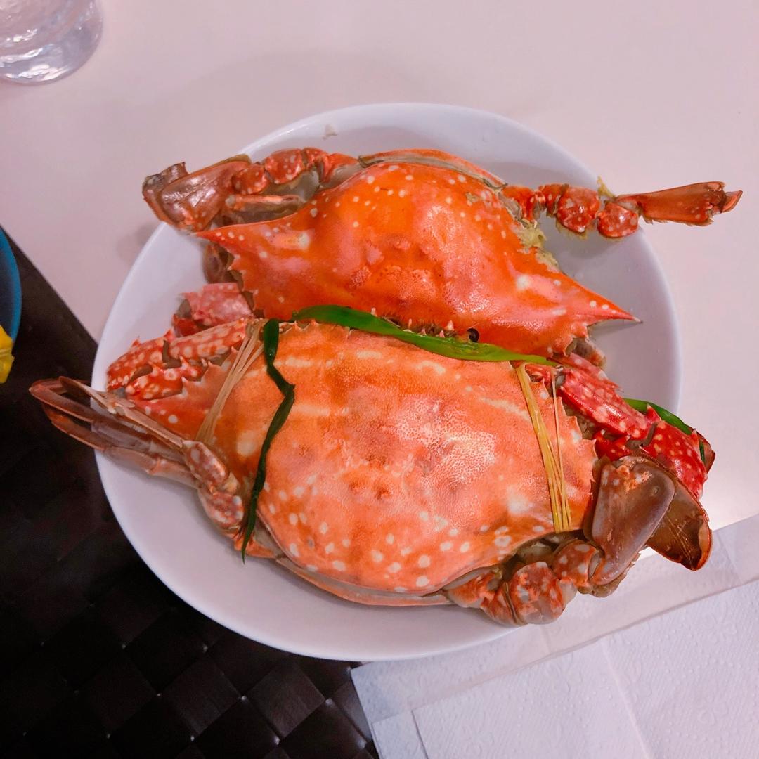 清蒸梭子蟹