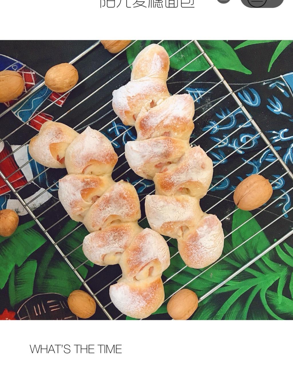 肉控者福利：麦穗面包