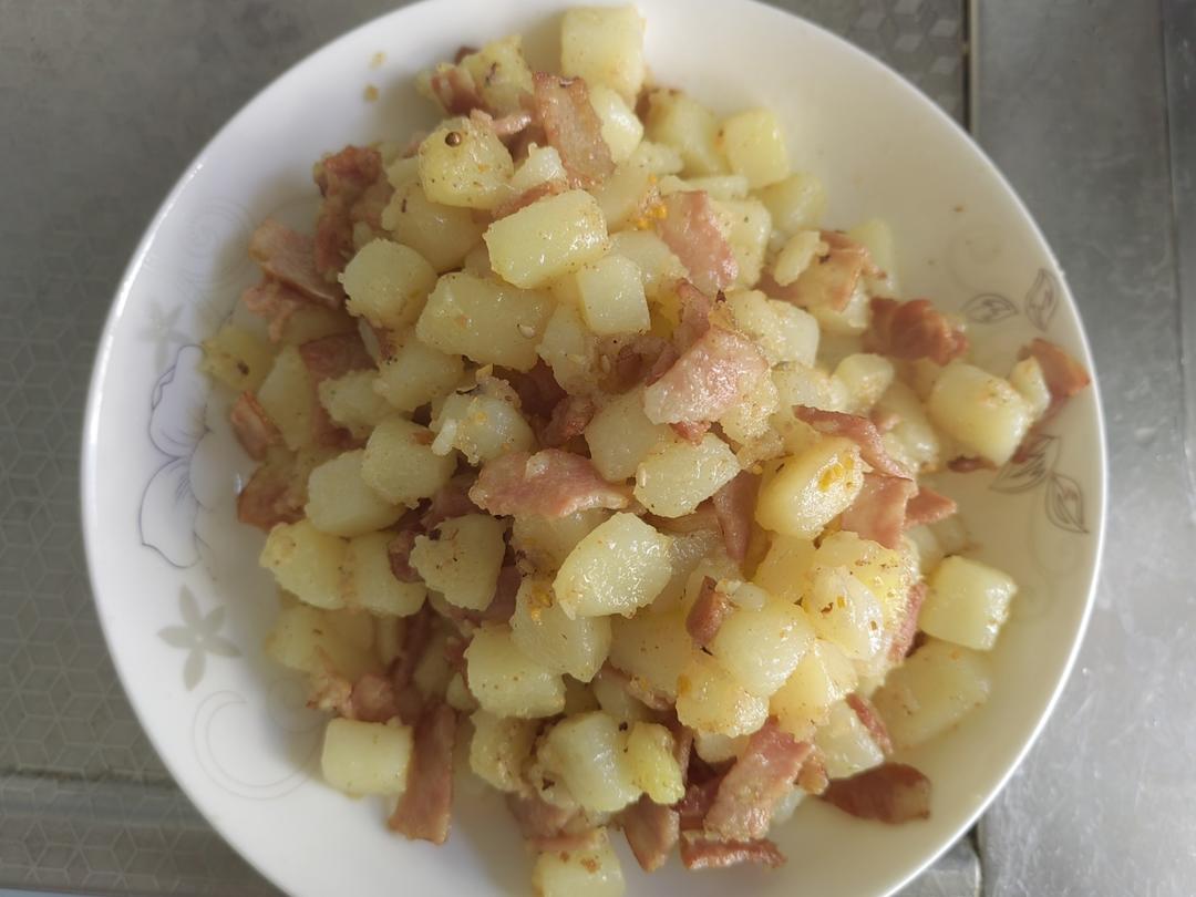 💯好吃的烧烤味培根土豆