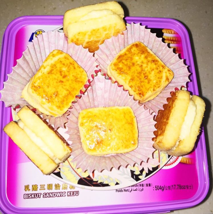 乳酪奶油夹心酥饼