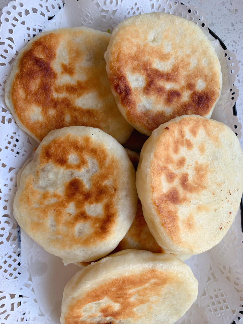 不用去早餐店的发面馅饼