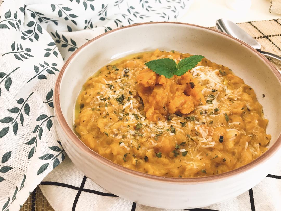 南瓜芝士烩饭