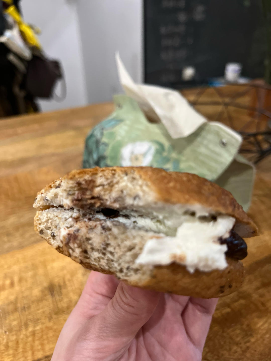 无油无糖全麦奇亚籽贝果