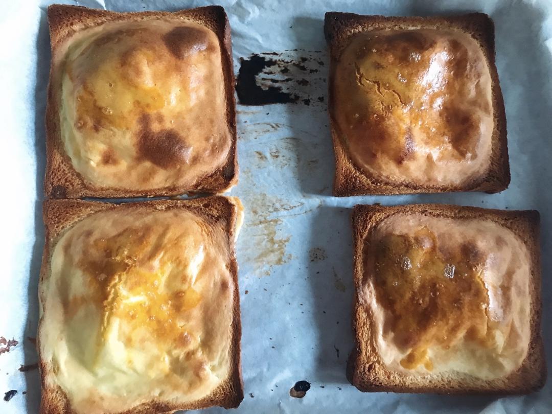 🔥㊙️吐司终极吃法‼️外酥里嫩的酸奶布丁吐司