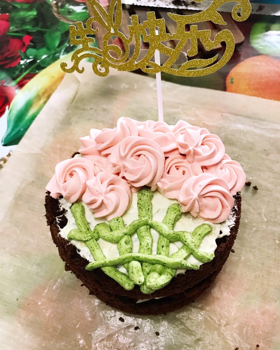 新手版爆浆巧克力蛋糕6寸