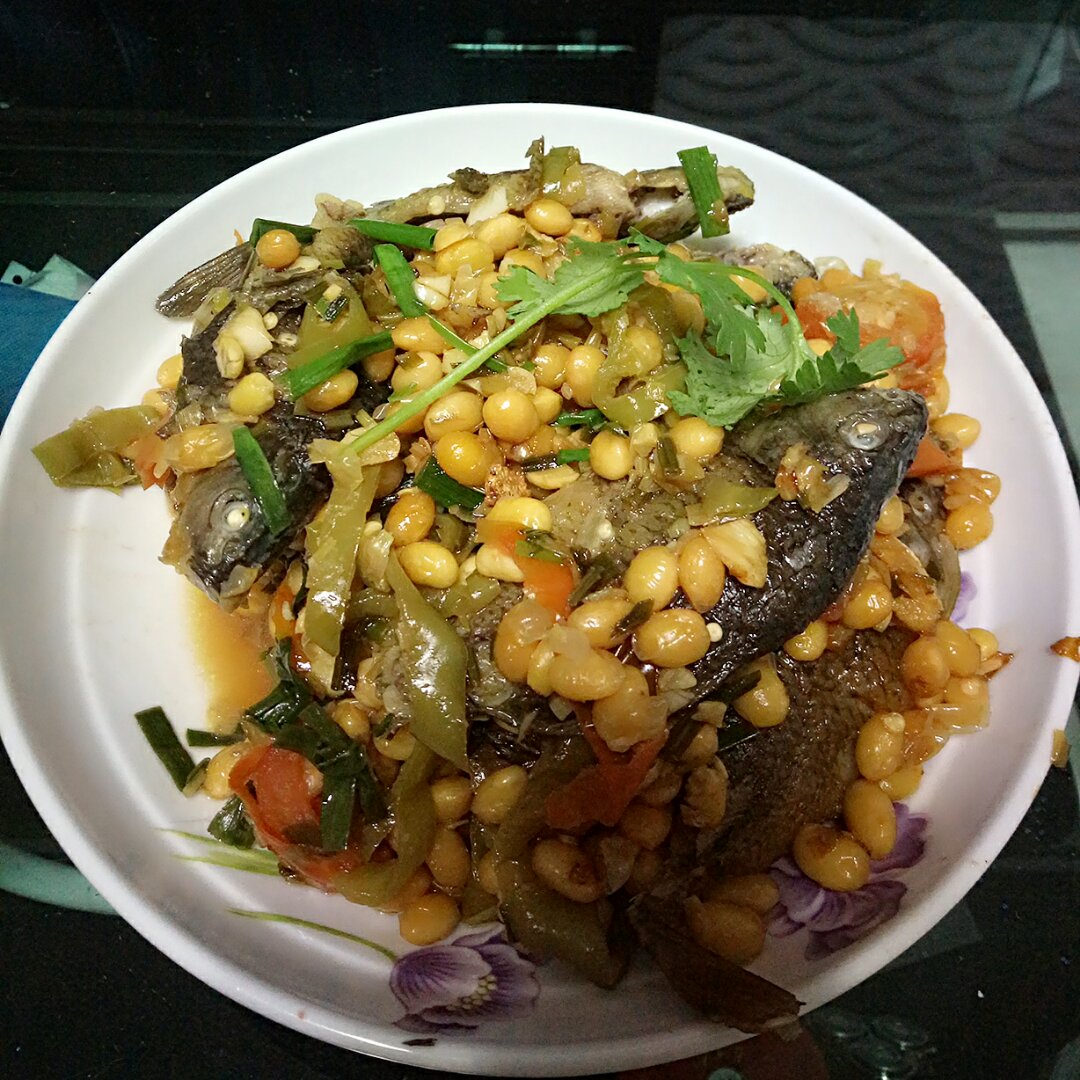 私家车精神做的黄豆禾花鱼