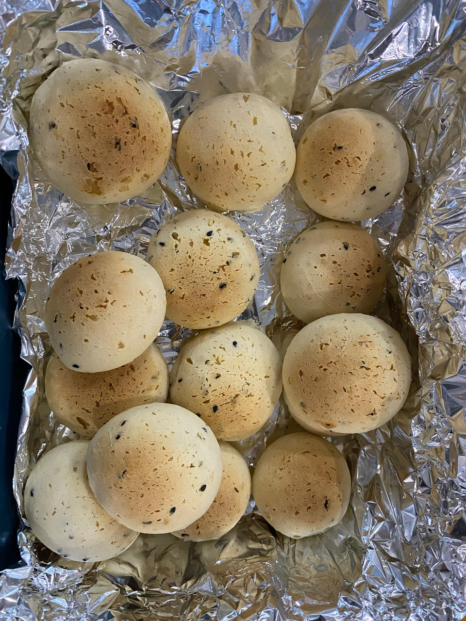 黑芝麻麻薯面包