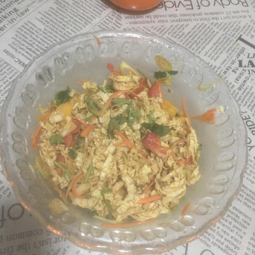 凉拌白菜丝