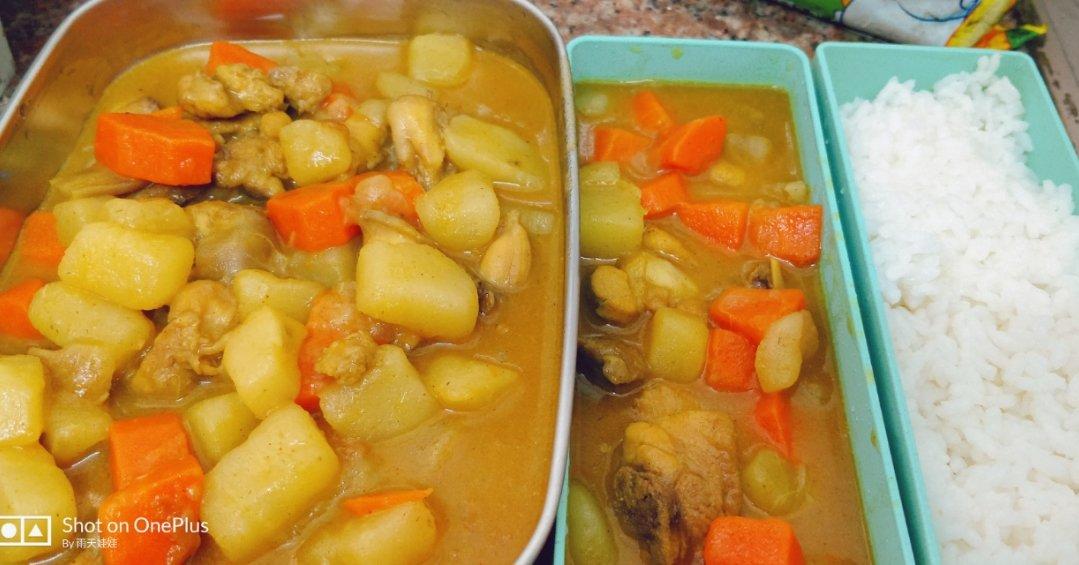 咖喱鸡饭（超简单）