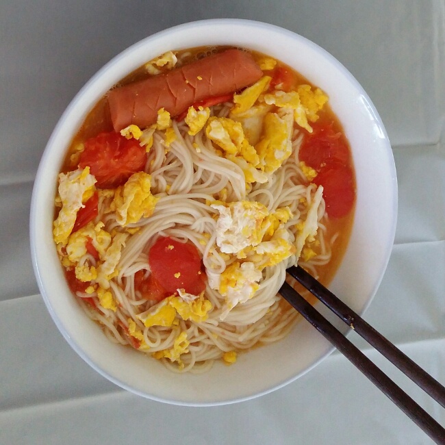 番茄鸡蛋面