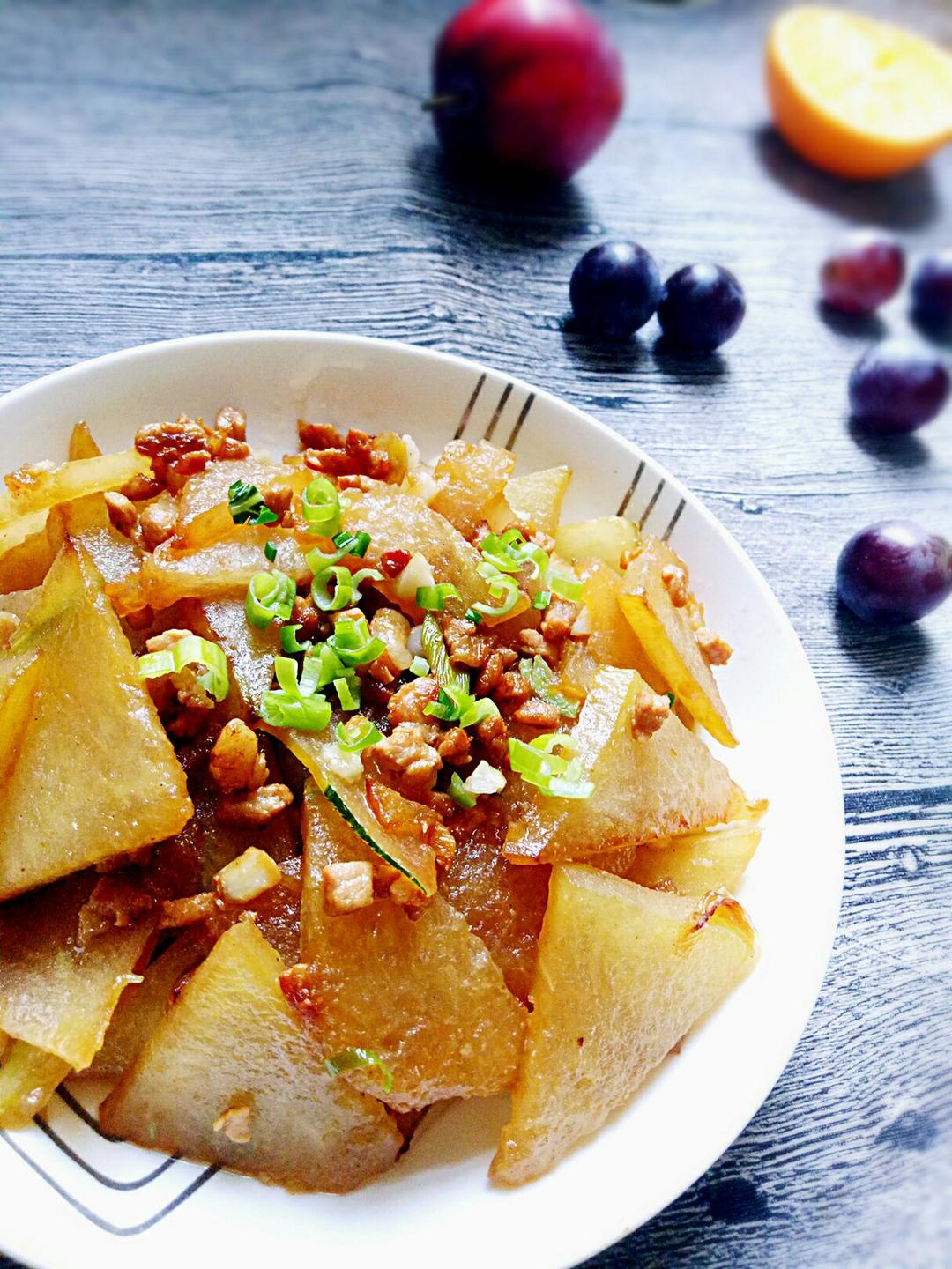 肉末炒冬瓜(超下饭)