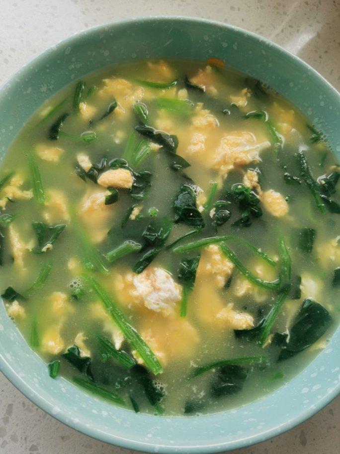 黄金菠菜鸡蛋汤🍲