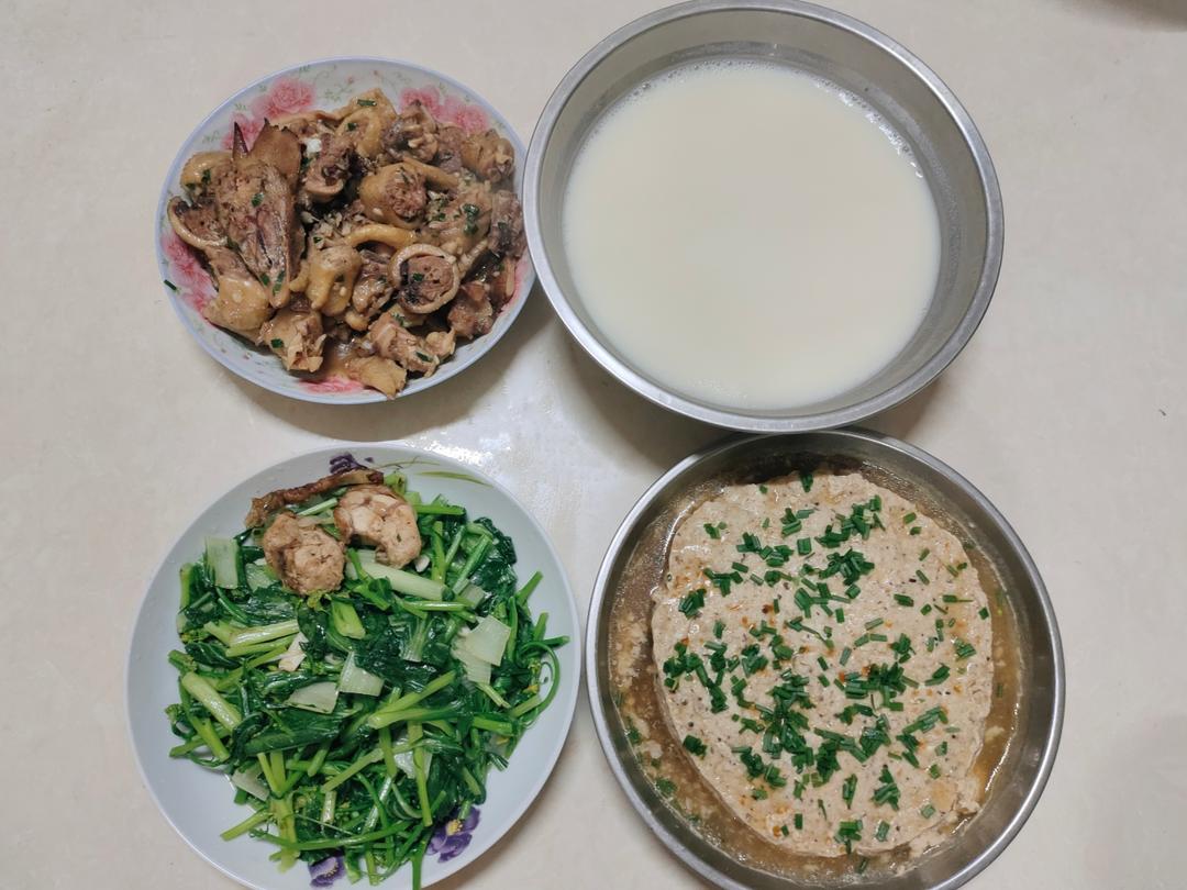 孩子爱吃的蒸肉饼